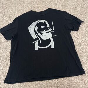 AMIRI Black and White Graphic Tee